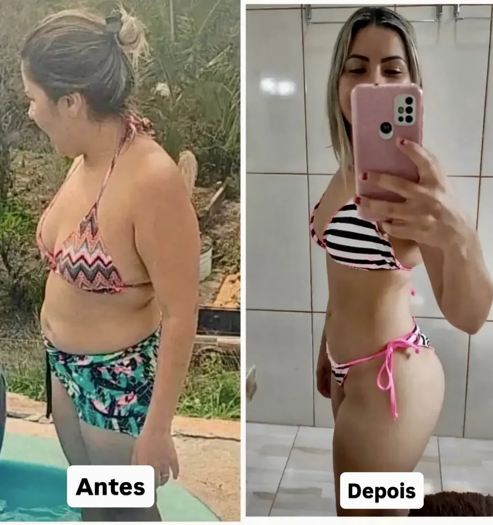 Stefani · antes e depois